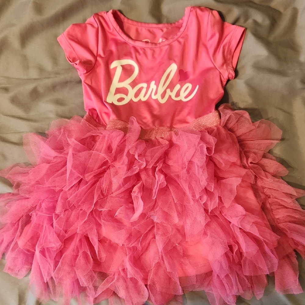 Barbie Pink Dance Costume with Tutu Skirt
